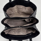 Bottega Veneta Intrecciato Rome Tote Leather Black — view 9