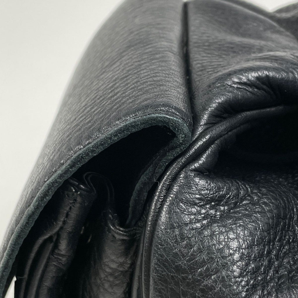 Bottega Veneta Intrecciato Handbag Leather Black — view 4