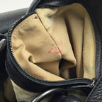 Bottega Veneta Intrecciato Handbag Leather Black — view 7