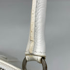 Dior Logo Handbag Flight Line Leather White — view 7