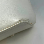 Dior Logo Handbag Flight Line Leather White — view 3