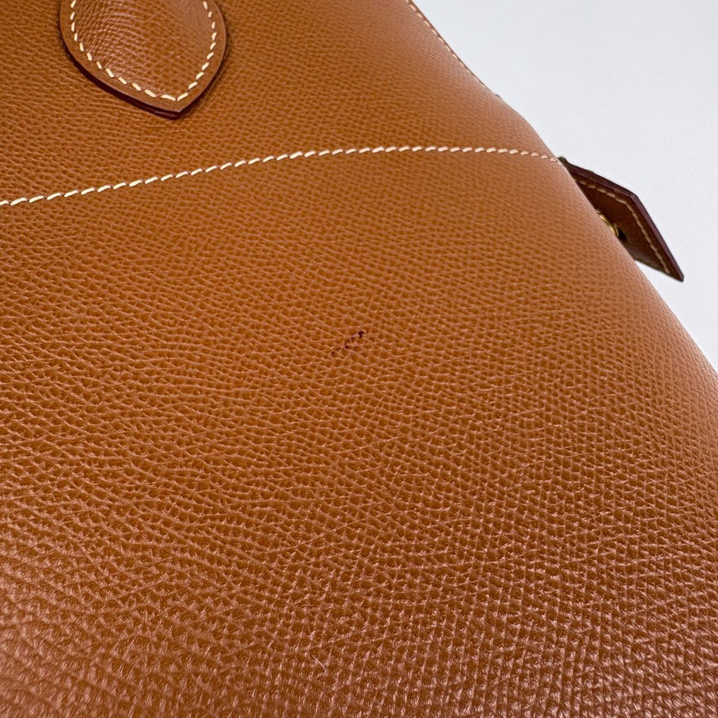 Hermes Bolide 31 2-Way Handbag Courchevel Gold — view 5