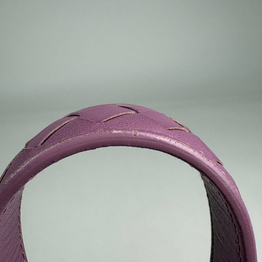 Bottega Veneta Intrecciato Tote Leather Pink — view 4