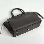 Saint Laurent Downtown Baby Handbag 2-Way Leather Gray — view 2