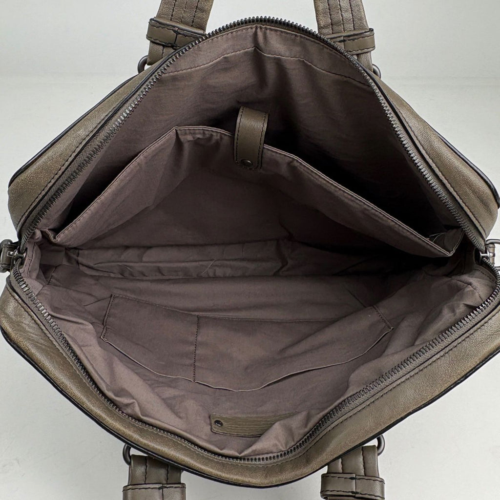 Bottega Veneta Intrecciato Business Bag 2-Way Leather Gray — view 7