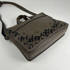 Bottega Veneta Intrecciato Business Bag 2-Way Leather Gray — view 2