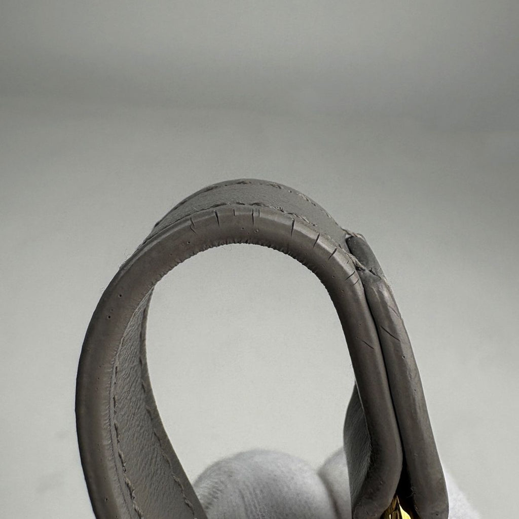 Saint Laurent Baby Cabas 2-Way Handbag Leather Gray — view 5