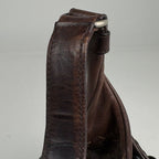 Bottega Veneta Intrecciato Campana Shoulder Bag Leather Brown — view 4