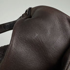 Bottega Veneta Intrecciato Campana Shoulder Bag Leather Brown — view 5