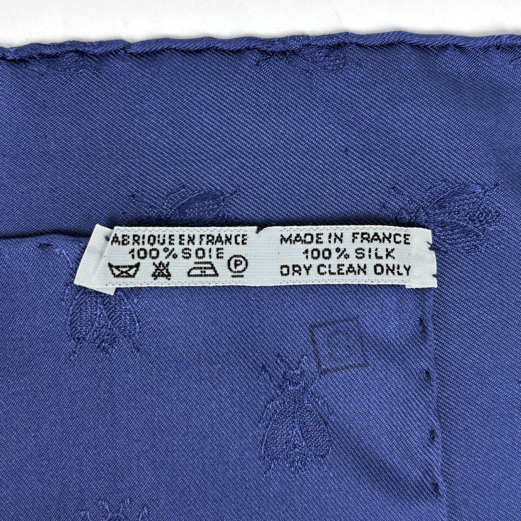 Hermes Carre 90 Napoleon Scarf Silk Navy Red Multicolor — view 2
