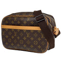 Louis Vuitton Reporter PM Shoulder Bag Monogram Brown
