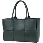 Bottega Veneta Arco Tote Maxi Intrecciato Leather Green