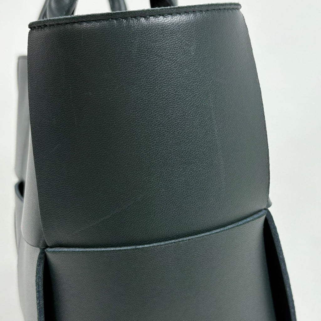 Bottega Veneta Arco Tote Maxi Intrecciato Leather Green — view 4