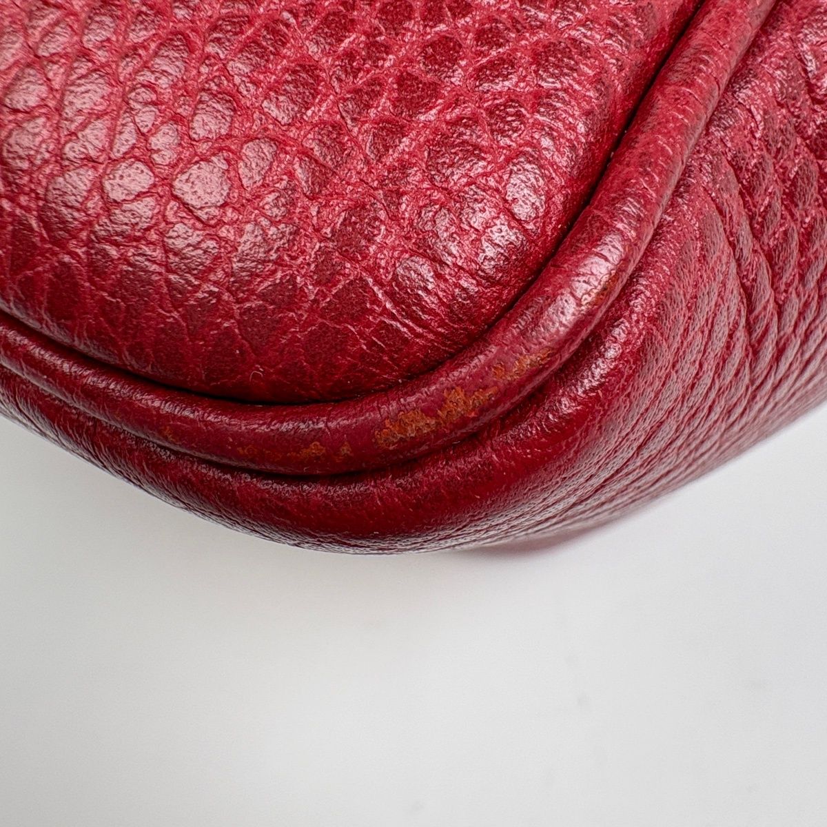 Gucci GG Pattern Handbag 2-Way Canvas Red Beige — view 4