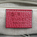 Gucci GG Pattern Handbag 2-Way Canvas Red Beige — view 8