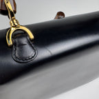 Gucci Bamboo Handbag 2-Way Vintage Leather Black — view 6