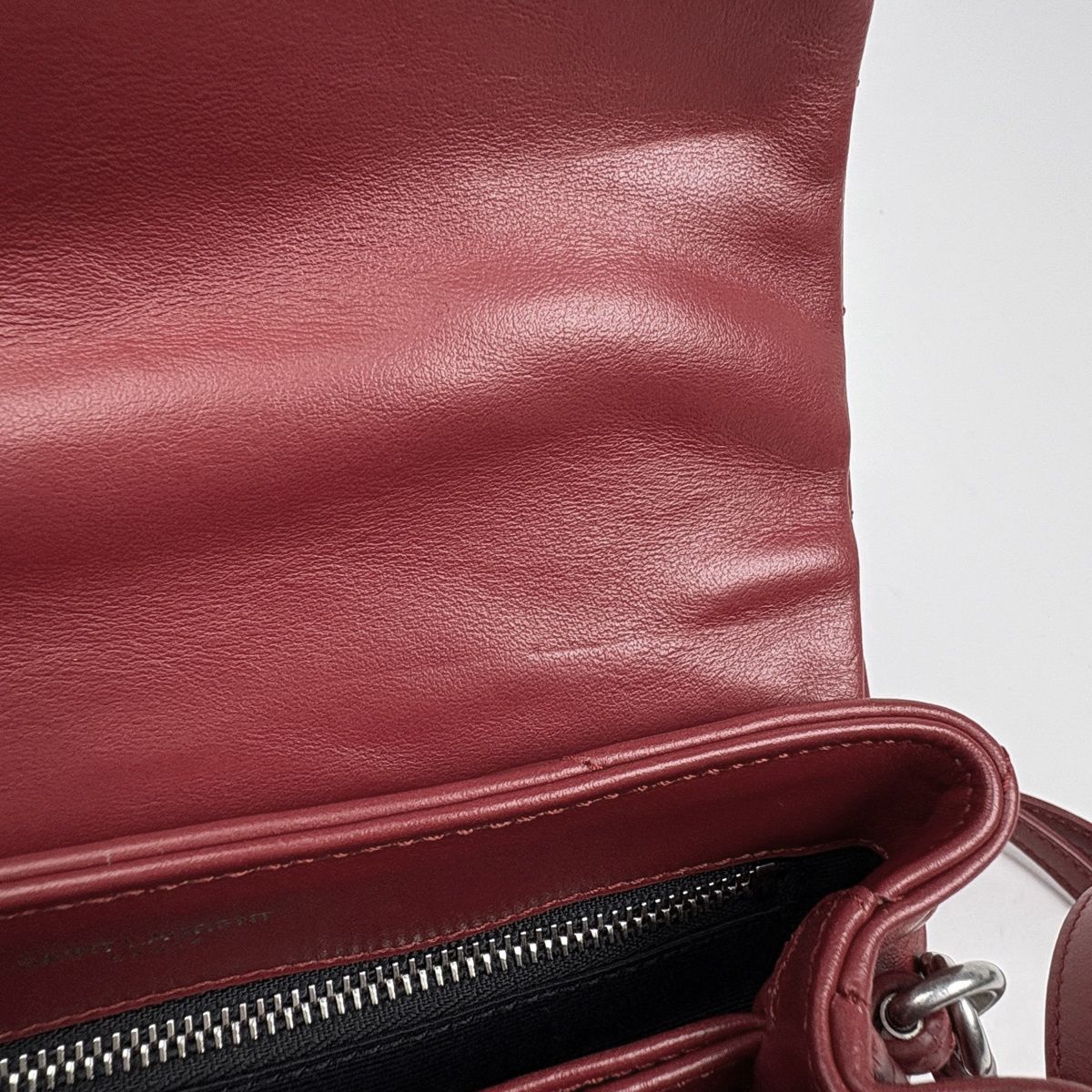 Saint Laurent Loulou Toy 2-Way Shoulder Bag Leather — view 9