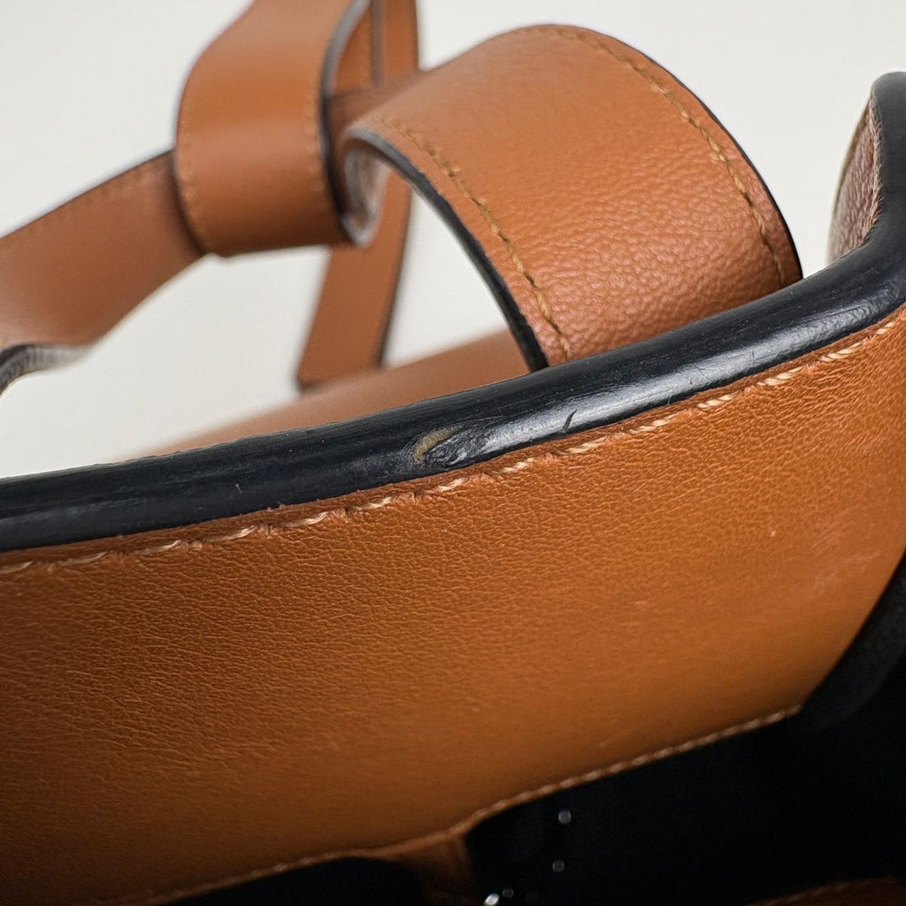 Loewe Hammock Bag Small Anagram 2-Way Leather Brown — view 9