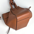 Loewe Hammock Bag Small Anagram 2-Way Leather Brown — view 2