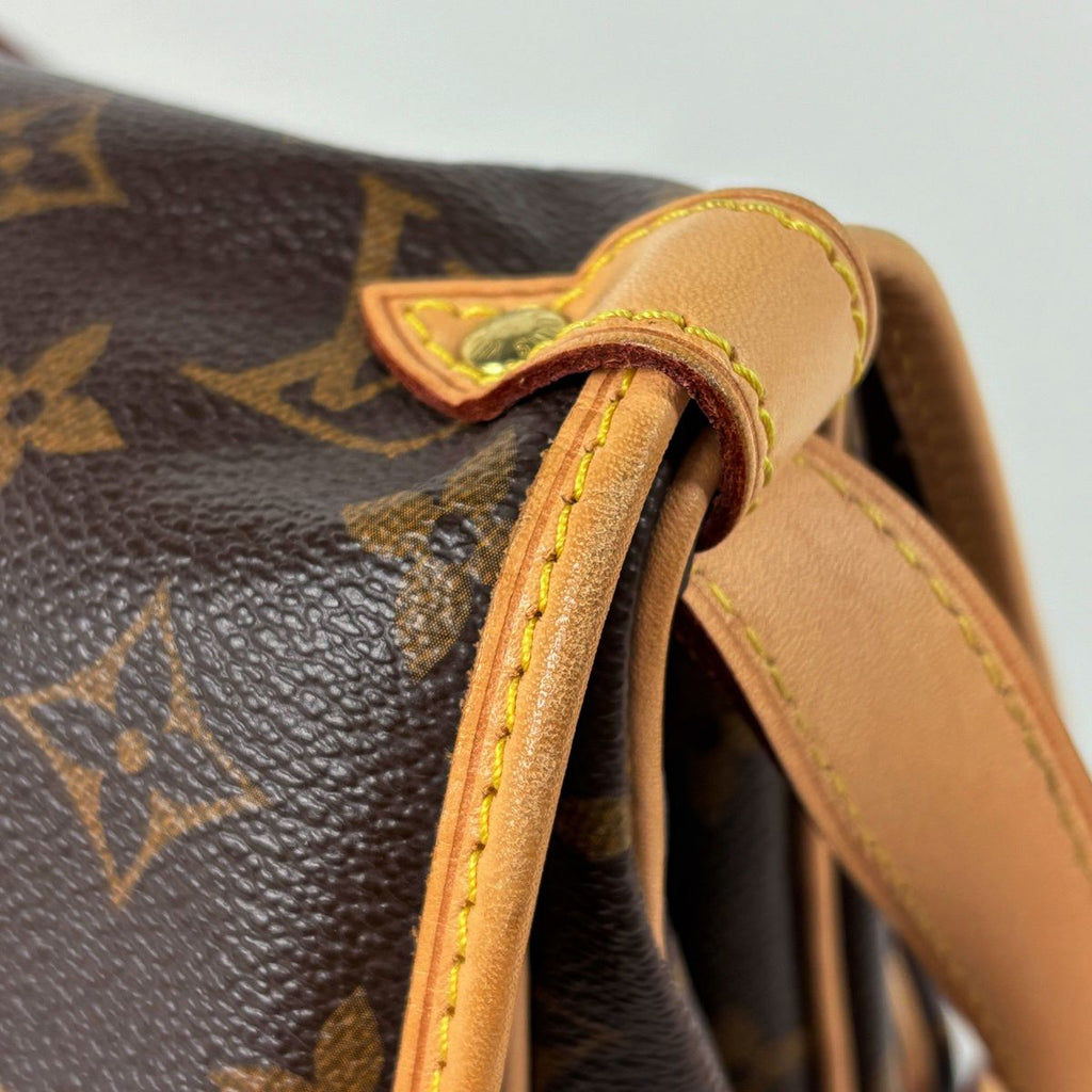Louis Vuitton Saumur Crossbody Shoulder Bag Monogram Brown — view 5