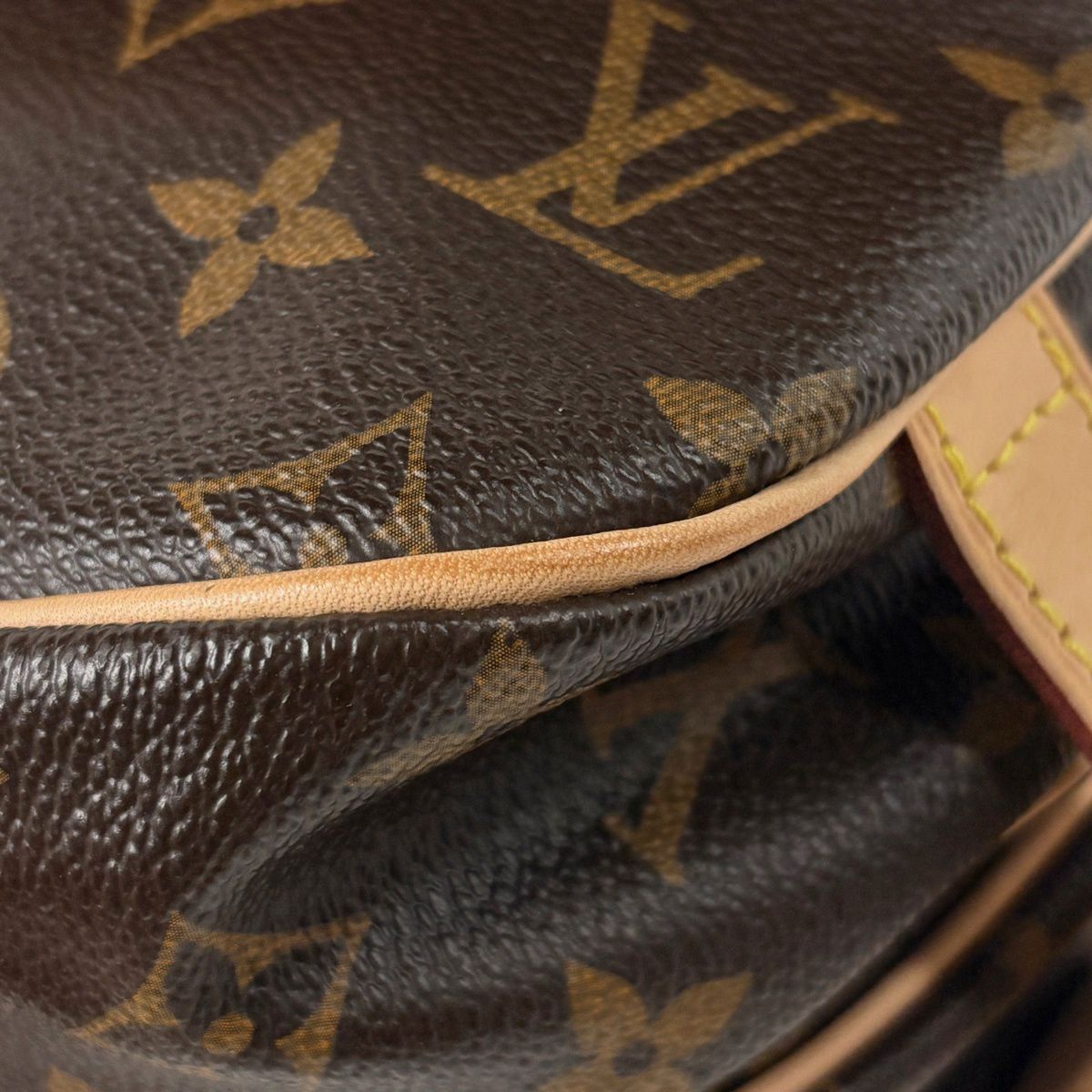 Louis Vuitton Saumur Crossbody Shoulder Bag Monogram Brown — view 3
