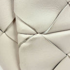 Bottega Veneta Maxi Intrecciato Cava Tote 2-Way Leather Ivory — view 3