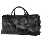 Bottega Veneta Intrecciato Boston Bag 2-Way Leather Black