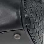 Bottega Veneta Intrecciato Boston Bag 2-Way Leather Black — view 3