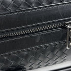 Bottega Veneta Intrecciato Boston Bag 2-Way Leather Black — view 6