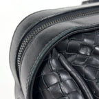 Bottega Veneta Intrecciato Boston Bag 2-Way Leather Black — view 5
