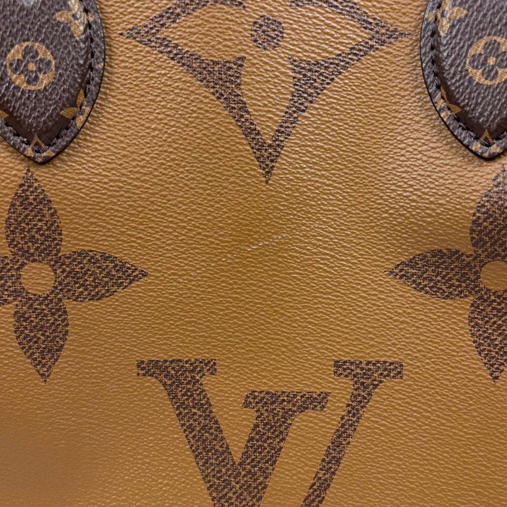 Louis Vuitton On The Go GM 2-Way Monogram Giant Tote Reverse Brown — view 5
