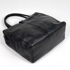 Chanel CC Logo Tote Leather Black — view 2