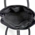 Chanel CC Logo Tote Leather Black — view 8