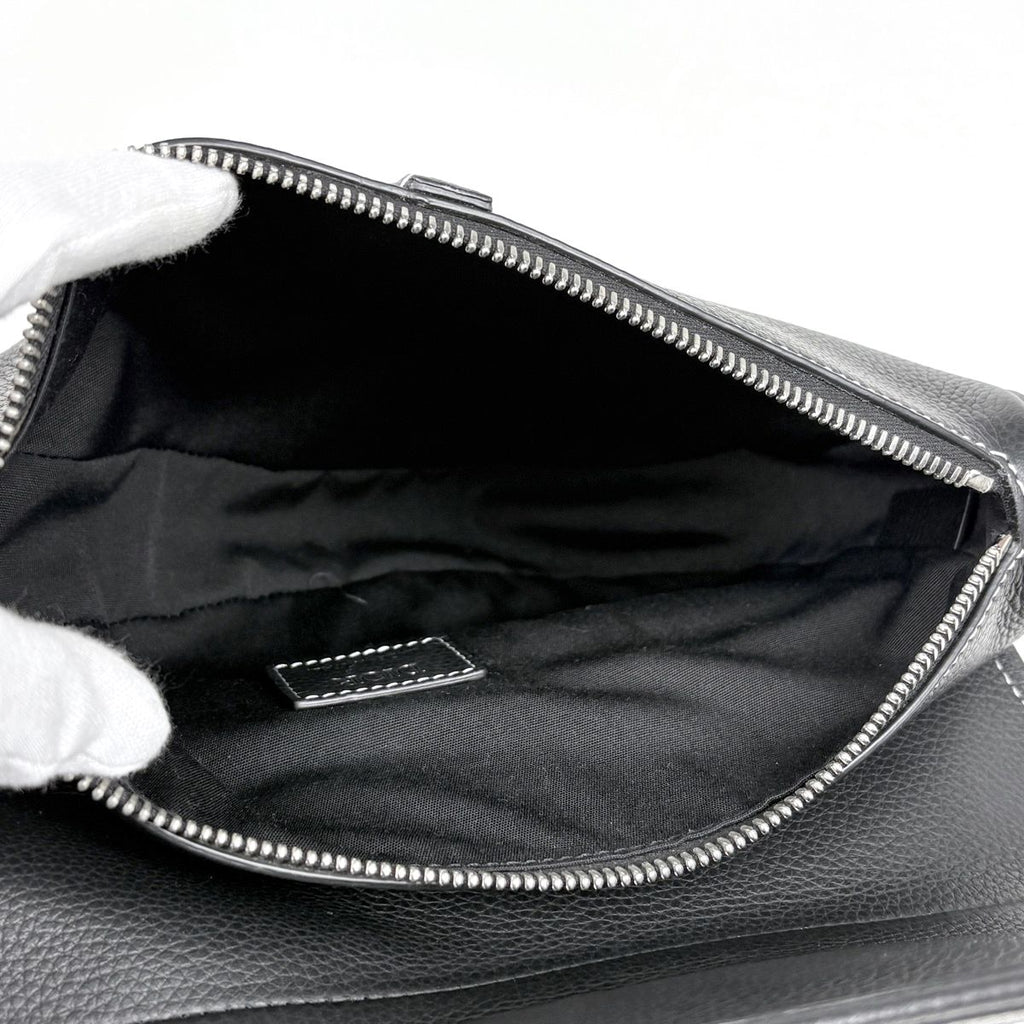 Dior Saddle Bag Leather Black — view 8