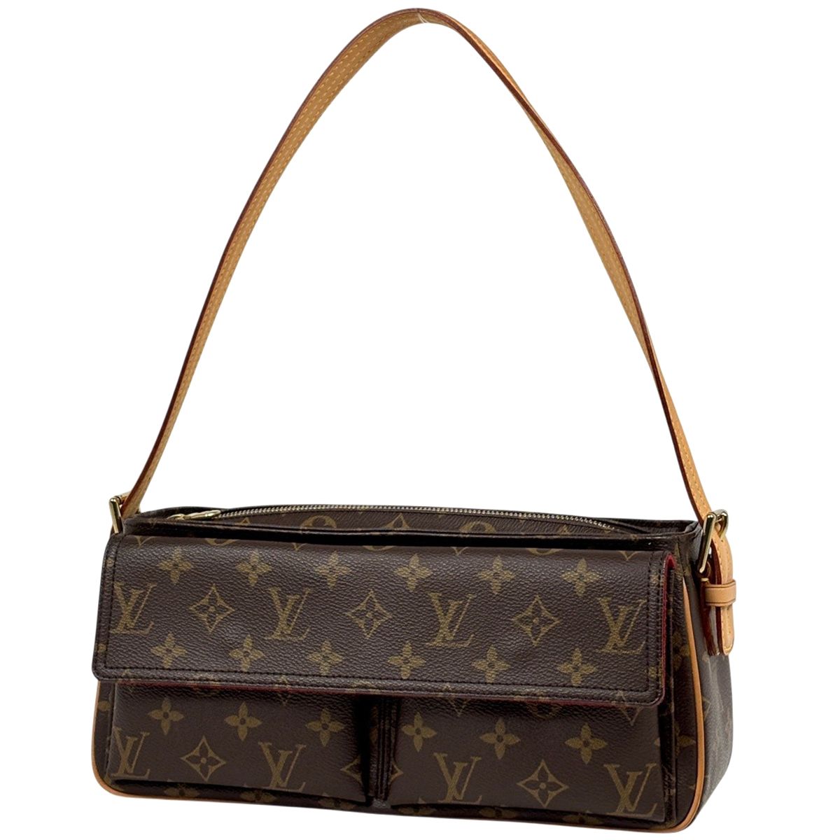 Louis Vuitton Viva-Cite Shoulder Bag Monogram Brown