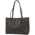 Celine Macadam Pattern Tote Brown Black