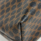 Celine Macadam Pattern Tote Brown Black — view 4
