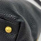 Prada Shoulder Bag Leather Nero — view 3
