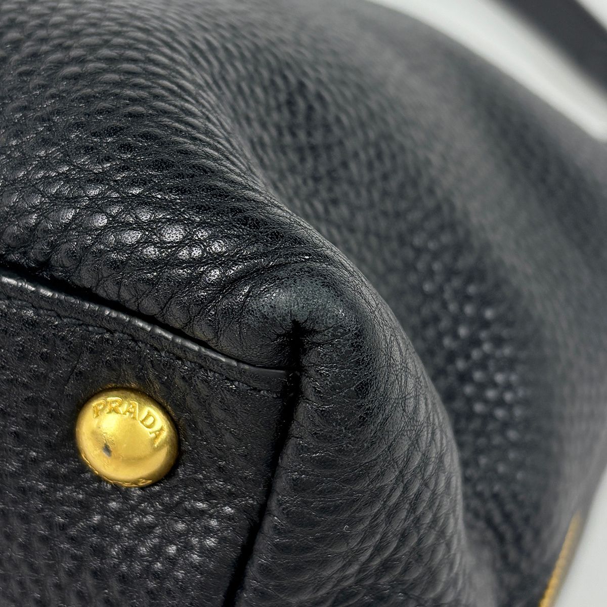 Prada Shoulder Bag Leather Nero — view 3