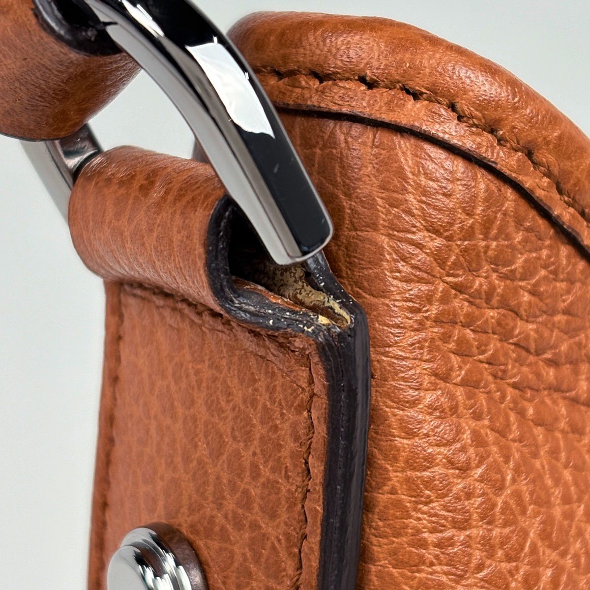 Gucci Logo Shoulder Bag Abbey Leather Brown — view 4