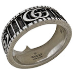 Gucci Double Wide Ring 925 Sterling Silver