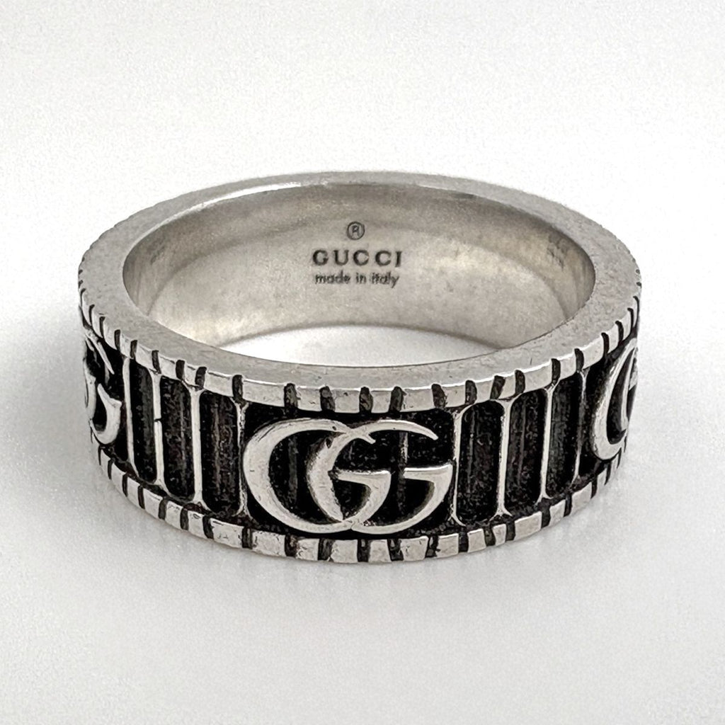 Gucci Double Wide Ring 925 Sterling Silver — view 2