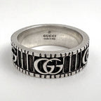 Gucci Double Wide Ring 925 Sterling Silver — view 2