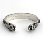 Gucci Cat Head Bangle Interlocking 925 Sterling Silver Bracelet — view 3
