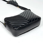 Saint Laurent Paris Camera Bag Leather Black — view 2