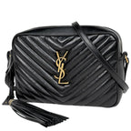 Saint Laurent Paris Camera Bag Leather Black