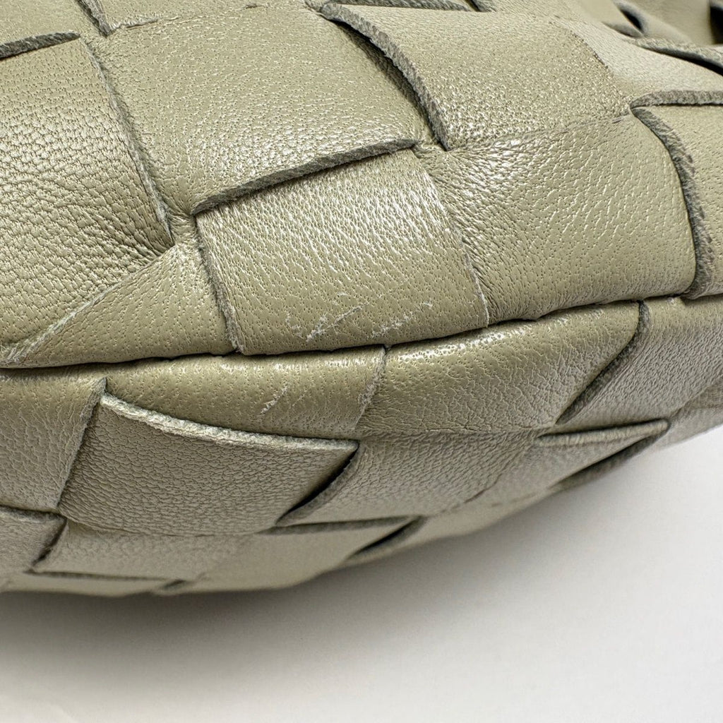 Bottega Veneta Intrecciato Handbag Hobo Leather Light Green — view 3