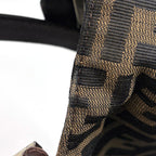Fendi Zucca Pattern Shoulder Bag Mamma Baguette Canvas Brown — view 7