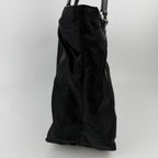Prada Tote Nylon Leather Black Vintage — view 6
