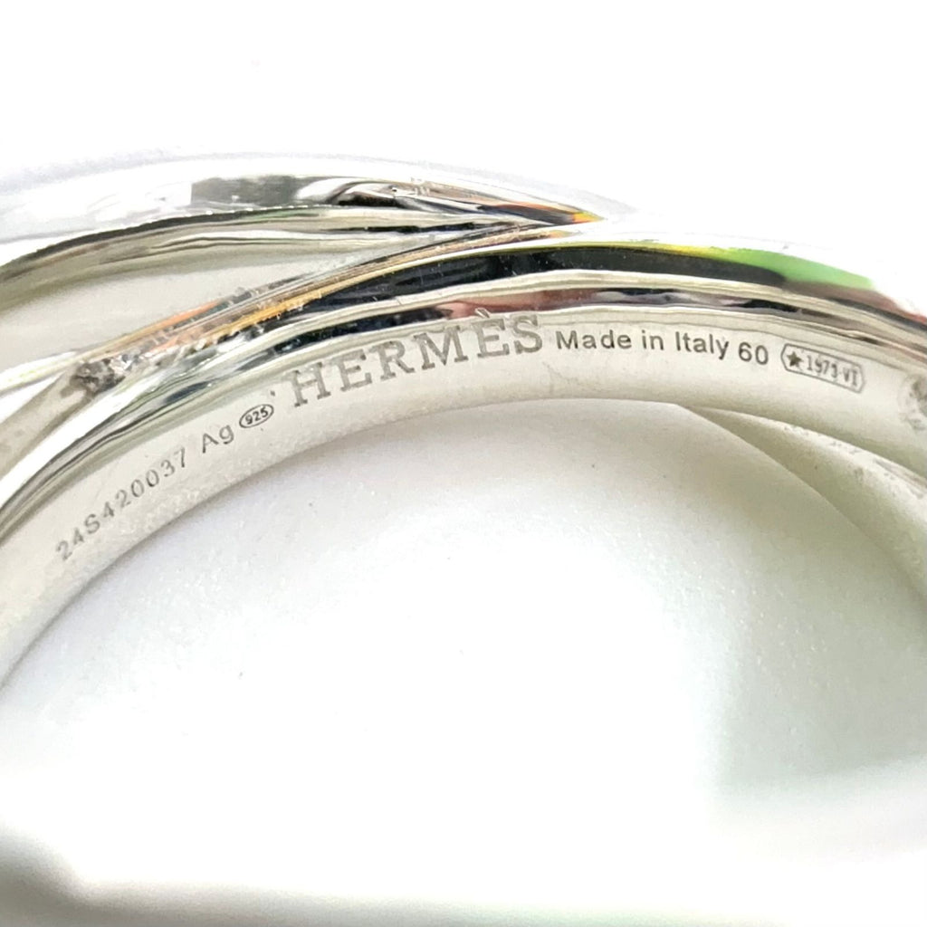 Hermes Crew Silver Ring — view 4